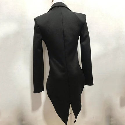 The Stardust Cabaret Ringmaster Tailcoat – Structured Performance Suit