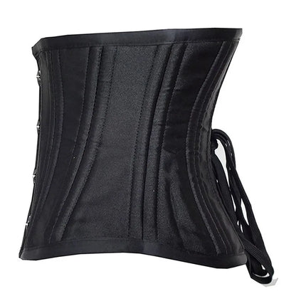 24 Steel Bone Underbust Corset Heavy Duty Waist Trainer Cincher Bustier