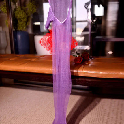 Oil Glossy Sheer High-Stretch Pantyhose Tights Satin Smooth Hosiery