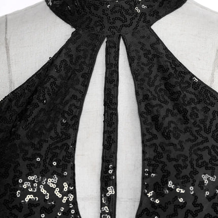 The Stardust Empress Royale – Sequined & Feathered Latin Dance Leotard Dress