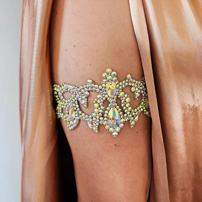 AB Rhinestone Leg/Thigh Chain Jewelry