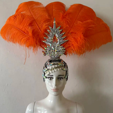 The Stardust Dionysia – Carnival & Samba Feathered Masque Ball Crown