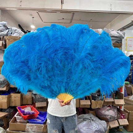 100CM Ostrich Feather Fans