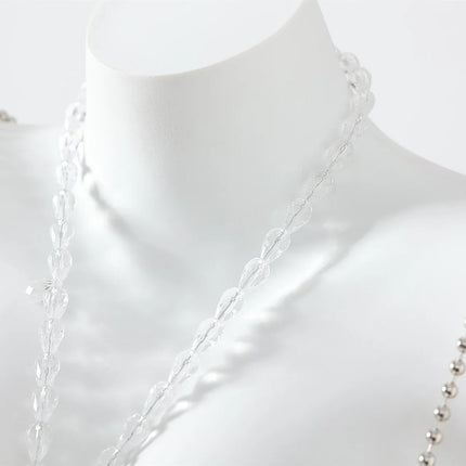 Handmade Bead Fashion Casual Neck Hanging Strap Diamond Spicy Girl Body Chain Tassel