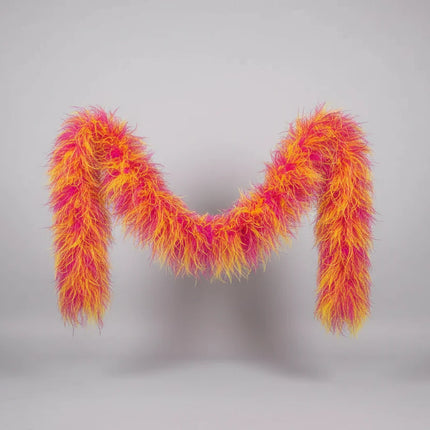 Mixed Color Ostrich Feather Boa & Shawl (2 Meters)