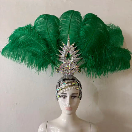 The Stardust Dionysia – Carnival & Samba Feathered Masque Ball Crown