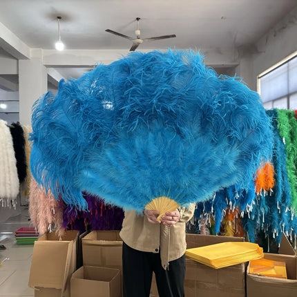 90CM Ostrich Feather Fans