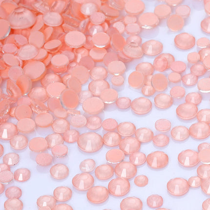 1440PC Mix Size SS6-SS20 Mocha Neon Glass FlatBack Non-Hotfix Rhinestones
