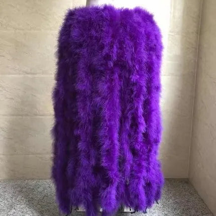 Long Feather Bustle Skirt Costume Accessory