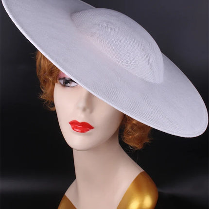 40cm Large Round Sinamay Fascinator Base DIY Millinery Derby Hat Headpiece Mold