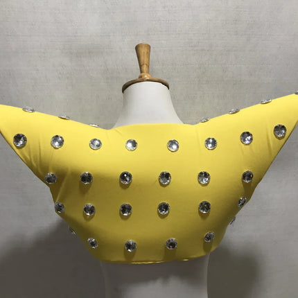 Avant-Garde Showgirl Shoulder Armor Vest – Carnival Stage & Performance Collar Piece