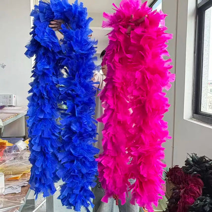 Fluffy Turkey Feather Performance Boa (2 Meters)
