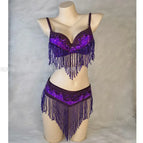 purple / Bra36D  Belt85cm