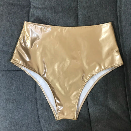 Glossy Metallic Triangle Performance Shorts