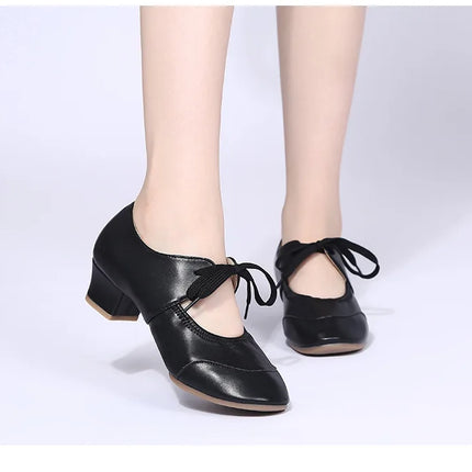 The Stardust Encore Practice Oxford – Leather Latin & Jazz Dance Shoe