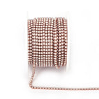 Rose Gold White Opal / SS6(2mm)-1yard