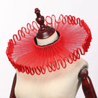 Red / One Size / ruffle collar