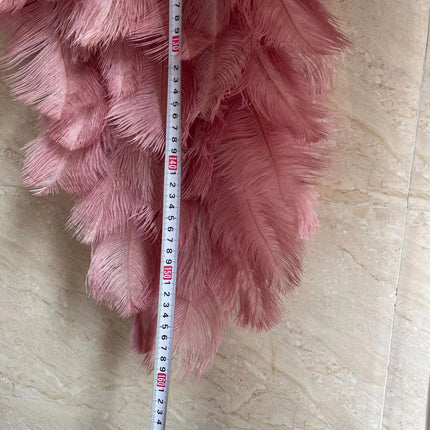 Large Feather Angel Wings Backpiece with Shoulder Straps