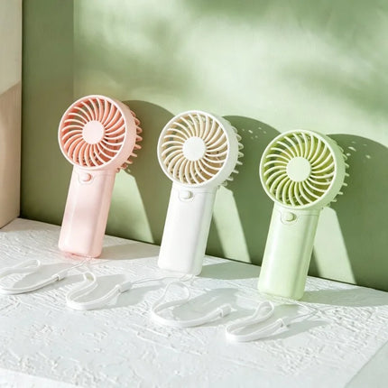 Ultra-Quiet Portable Handheld & Desktop Personal Fan
