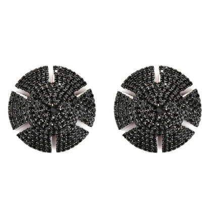 Sparkly Rhinestone Geometric Reusable Nipple Pasties Self-Adhesive Breast Covers