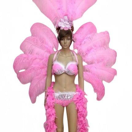 The Stardust Victoria Sovereign – Deluxe Angel Feather Wing & Headdress Stage Costume Set