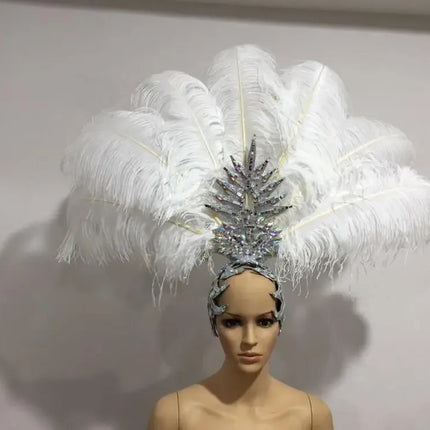 The Stardust Dionysia – Carnival & Samba Feathered Masque Ball Crown