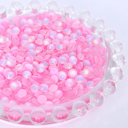 SS6-SS30 Mocha Opal Coral Reef Flatback Glass Non-Hotfix Rhinestones