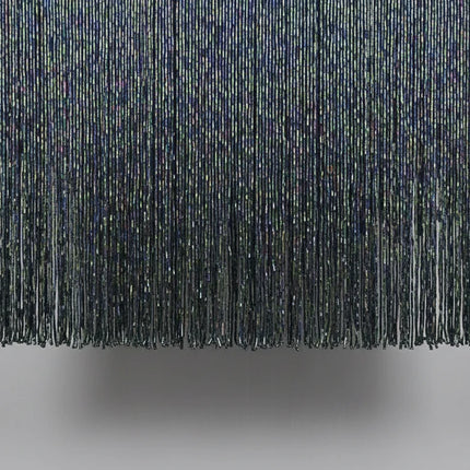 Long Glass Rhinestone Beaded Fringe Trim