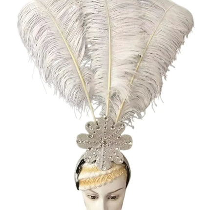 The Stardust Flora Cabaret Crown – Five-Flower Rhinestone Headdress