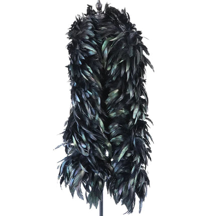 Natural Fluffy Rooster Feather Marabou Boa