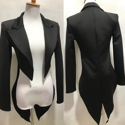 The Stardust Cabaret Ringmaster Tailcoat – Structured Performance Suit