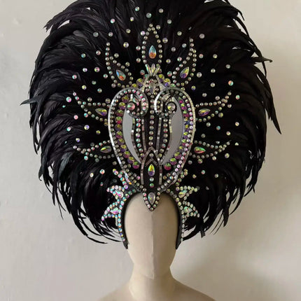 The Stardust Copacabana Feather Crown – Samba Parade Headdress