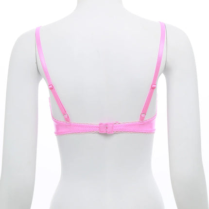 V-Notch Underwired Open Chest Bra Top