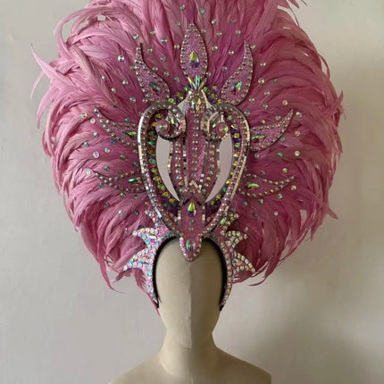 The Stardust Copacabana Feather Crown – Samba Parade Headdress
