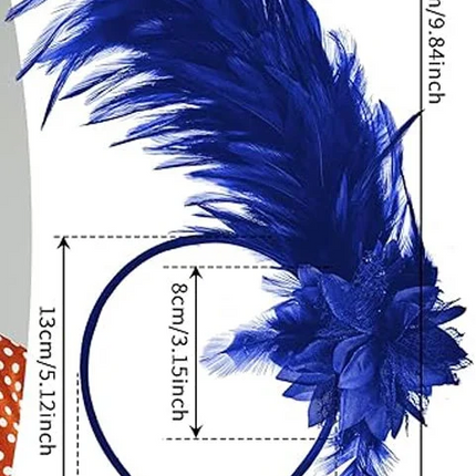 Ostrich Feather Fascinator Headband