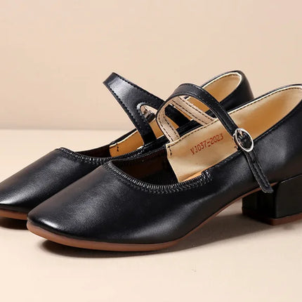 The Stardust Carousel Mary Jane – Classic Low-Heel Dance Pump