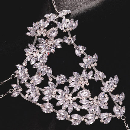 Rhinestone Half Mask Masquerade Jewelry