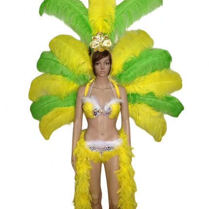 The Stardust Victoria Sovereign – Deluxe Angel Feather Wing & Headdress Stage Costume Set