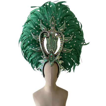 The Stardust Copacabana Feather Crown – Samba Parade Headdress