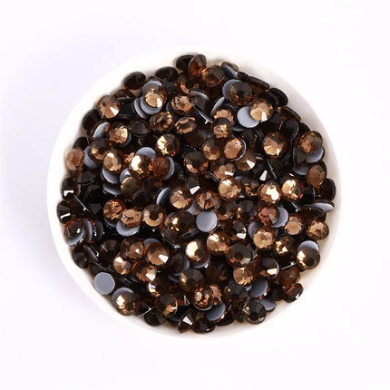 SS3-SS30 Yellow Series Hot-Fix Glass Flat Back Rhinestones