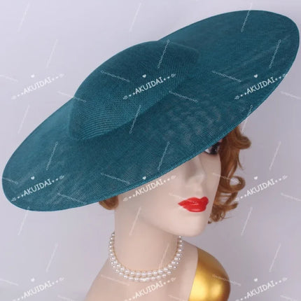40cm Large Round Sinamay Fascinator Base DIY Millinery Derby Hat Headpiece Mold