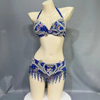 ROYAL BLUE / Bra44D  Belt105cm