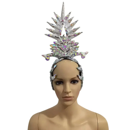 The Stardust Dionysia – Carnival & Samba Feathered Masque Ball Crown