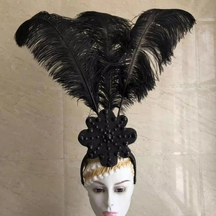 The Stardust Flora Cabaret Crown – Five-Flower Rhinestone Headdress