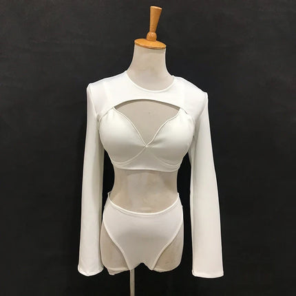 The Stardust Electra Performance Set – Long-Sleeve Pole & Gogo Bikini