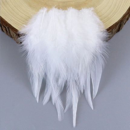 Natural Rooster Craft Feathers Bulk Pack