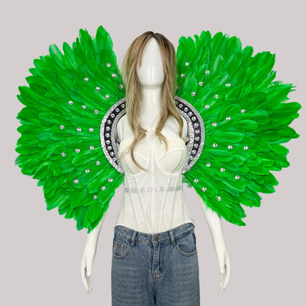 Unisex Feather Carnival Shawl & Scarf Performance Accessory