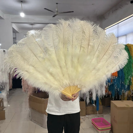 90CM Ostrich Feather Fans