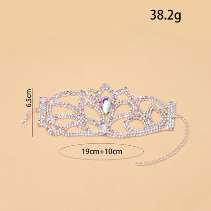 Water Drop Rhinestone Adjustable Bracelet