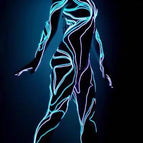 blue costume men / XL